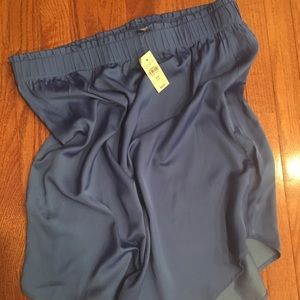 Loft petite blue skirt XLP